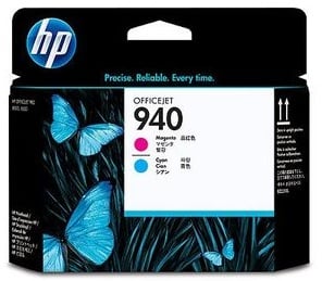 
	Original HP 940 Magenta &amp; Cyan Printhead Pack (C4901A)
