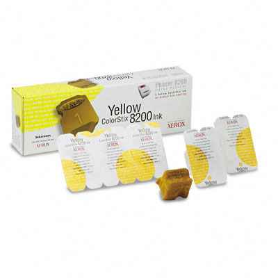 Original Xerox 016204700 5x Yellow Toner Cartridge        