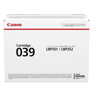 Original Canon 039 Black Toner Cartridge (0287C001)