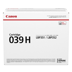 Original Canon 039H Black High Capacity Toner Cartridge (0288C001)