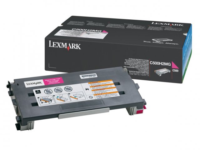 Original Lexmark 0C500H2MG Magenta Toner Cartridge