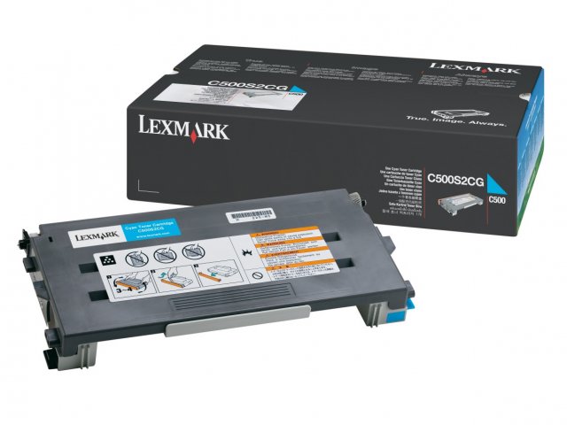 Original Lexmark 0C500S2CG Cyan Toner Cartridge