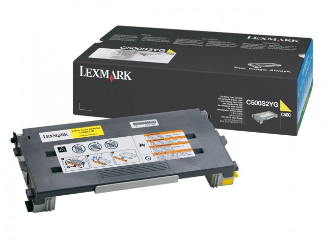 Original Lexmark 0C500S2YG Yellow Toner Cartridge