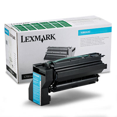 Original Lexmark 10B042C Cyan Toner Cartridge