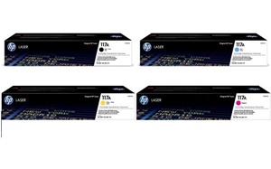 HP Original 117A 4 Colour Toner Cartridge Multipack (W2070A/71A/72A/73A)