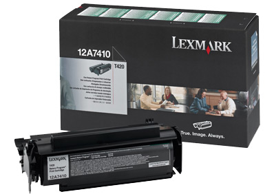 
	Original Lexmark 12A7410 Black Toner Cartridge
