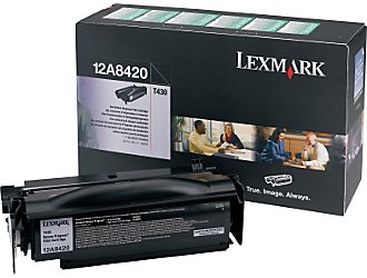 
	Original Lexmark 12A8420 Black Toner Cartridge
