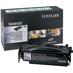 
	Original Lexmark 12A8425 Black Toner Cartridge
