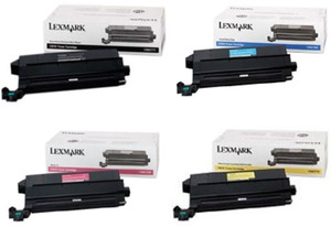 Lexmark Original 12N07 Toner Cartridge Multipack (Black/Cyan/Magenta/Yellow)