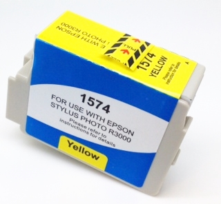 Compatible Epson T1574 Yellow Ink Cartridge