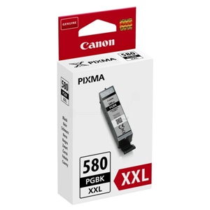 Canon Original PGI-580PGBKXXL Pigment Black Extra High Capacity Inkjet Cartridge (1970C001)