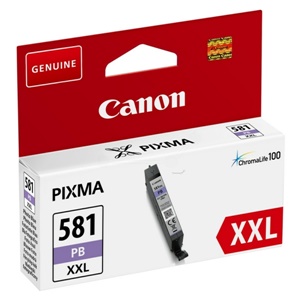 Original Canon CLI-581PBXXL Photo Blue Extra High Capacity Inkjet Cartridge (1999C001)