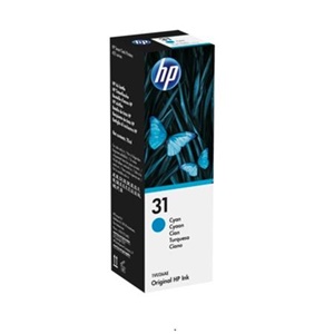 HP Original 31 Cyan Ink Bottle (1VU26AE)