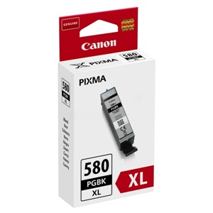 Canon Original PGI-580PGBKXL Pigment Black High Capacity Inkjet Cartridge (2024C001)