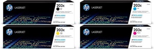 Original HP 203X 4 Colour High Capacity Toner Cartridge Multipack (Black/Cyan/Magenta/Yellow)