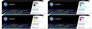 Original HP 205A 4 Colour Toner Cartridge Multipack (Black/Cyan/Magenta/Yellow)