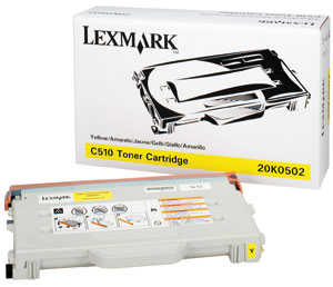 Original Lexmark 20K0502 Yellow Toner Cartridge
