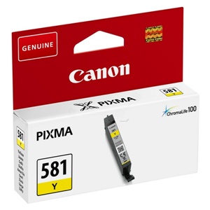 Canon Original CLI-581Y Yellow Inkjet Cartridge (2105C001)