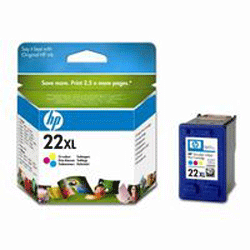 HP Original No. 22XL Colour Ink Cartridge [11ml]