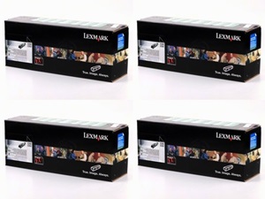 Original Lexmark 24B55 4 Colour Toner Cartridge Multipack (Black/Cyan/Magenta/Yellow)