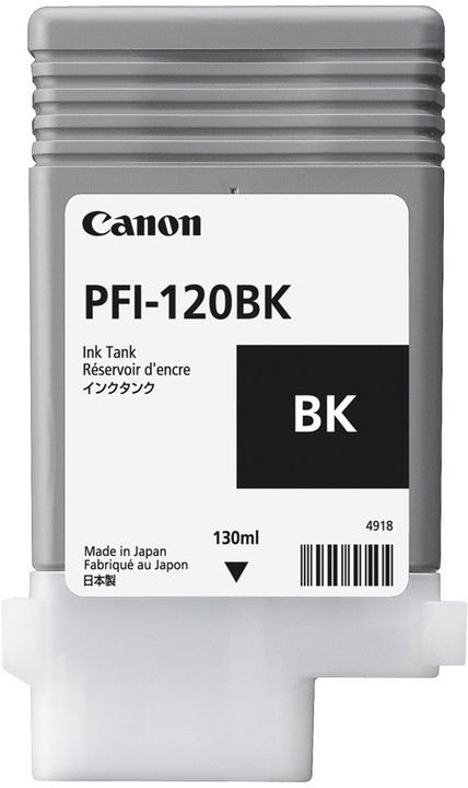 Original Canon PFI-120BK Black Inkjet Cartridge 2885C001