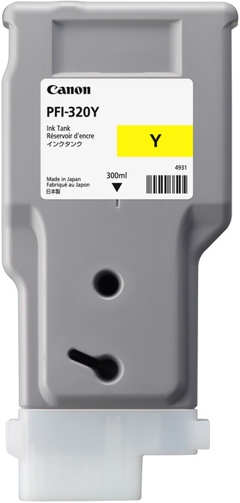 Canon Original PFI-320Y Yellow High Capacity Inkjet Cartridge 2893C001