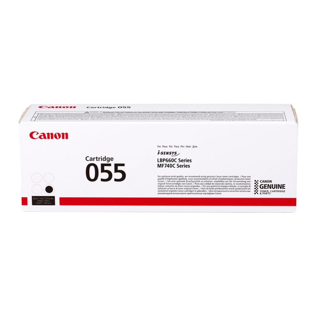 Canon Original 055 Black Toner Cartridge 3016C002