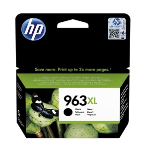 Original HP 963XL Black High Capacity Inkjet Cartridge (3JA30AE)