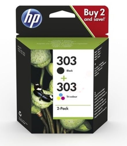 HP Original 303 Black &amp; Tri-Colour Ink Cartridge Multipack (3YM92AE)