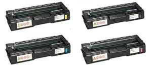 Ricoh Compatible 40754 Toner Cartridge Multipack (407543/4/5/6)