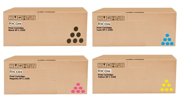 Ricoh Original 40754 Toner Cartridge Multipack (407543/4/5/6)