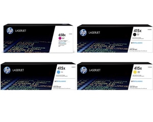 Original HP 415X 4 Colour High Capacity Toner Cartridge Multipack (Black/Cyan/Magenta/Yellow)