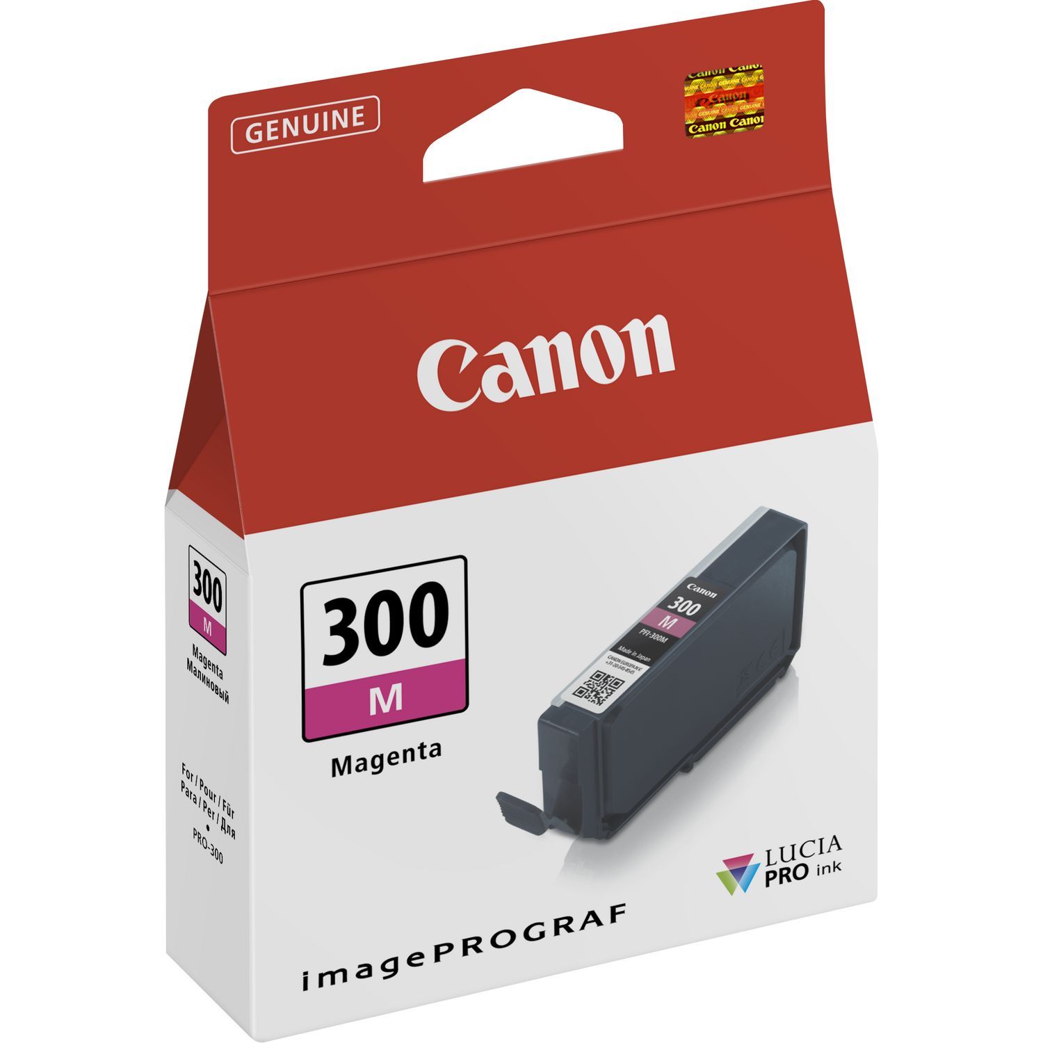 Canon Original PFI-300M Magenta Inkjet Cartridge 4195C001