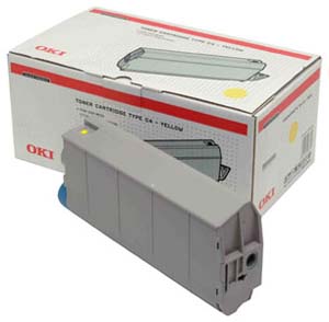 Original Oki 41963005 Yellow Toner Cartridge