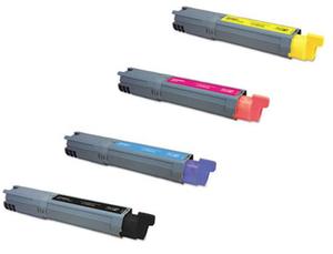 Compatible Oki 4345932 Set Of 4 Toner Cartridges (Black,Cyan,Magenta,Yellow)