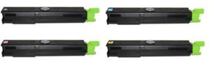 Compatible Oki 4345943 Set Of 4 Toner Cartridges (Black,Cyan,Magenta,Yellow)