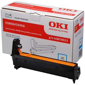 Original Oki 43870023 cyan Drum Unit