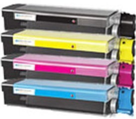 Compatible Oki 4387230 Set Of 4Toner Cartridges (Black,Cyan,Magenta,Yellow) 