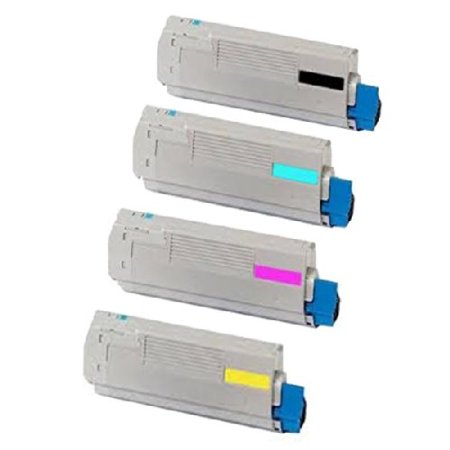 Oki 4464300 Compatible Toner Cartridge Multipack (Black,Cyan,Magenta,Yellow)