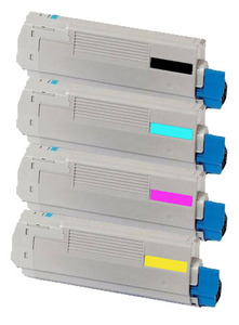 Oki Original 4497353 Toner Cartridge Multipack (Black/Cyan/Magenta/Yellow)
