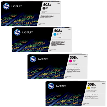 Original HP 508A Toner Cartridge Multipack (CF360A/361A/362A/363A)