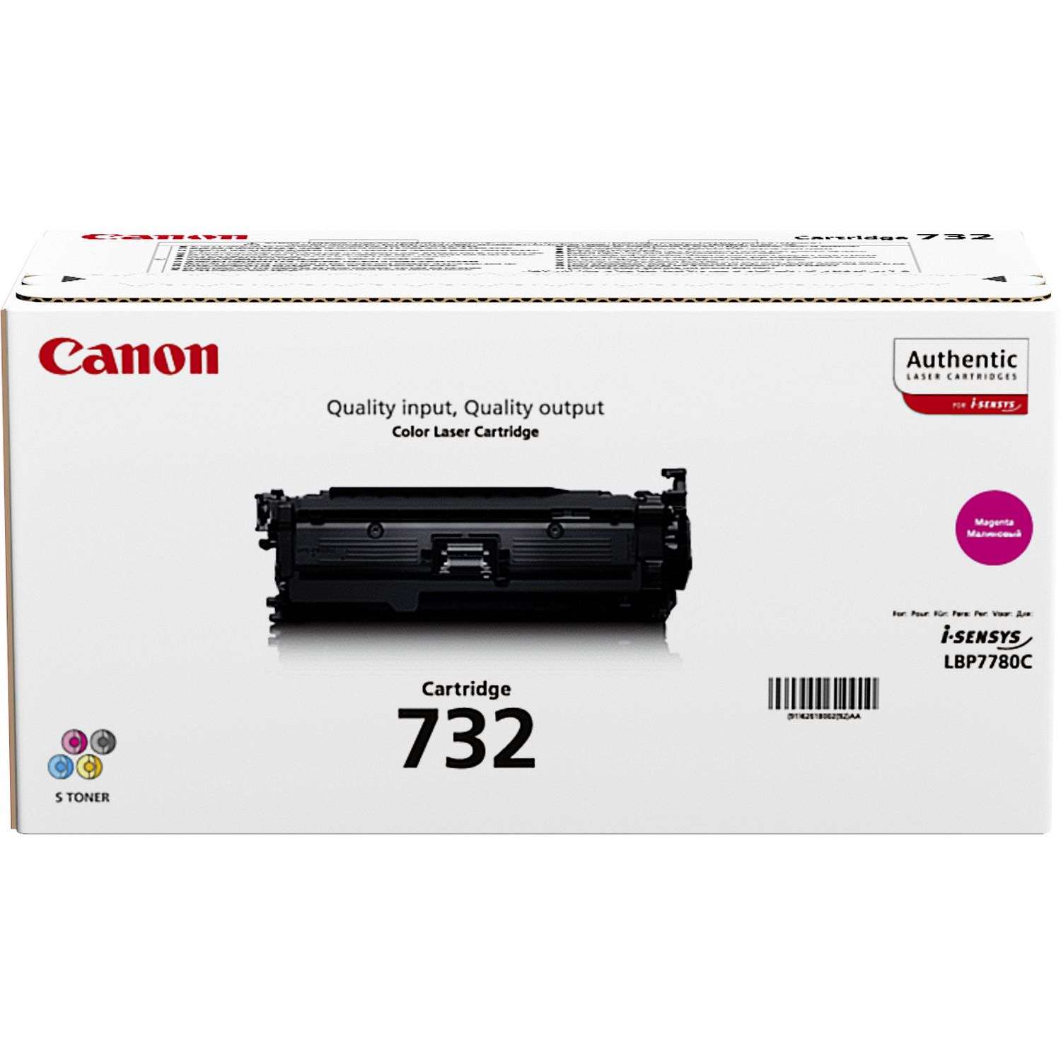 Canon Original 732 Magenta Toner Cartridge 6261B002