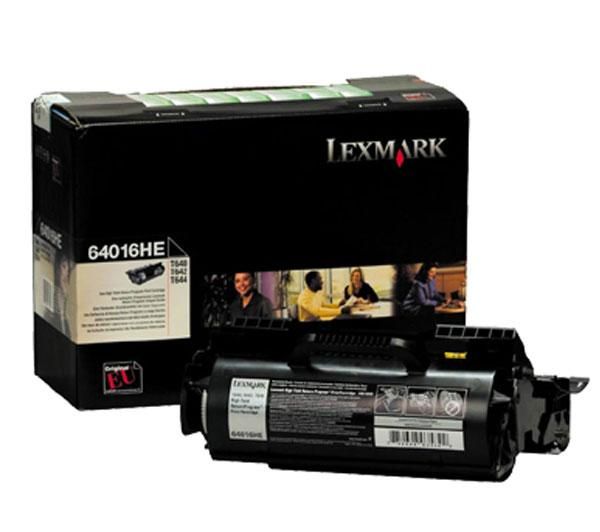 
	Original Lexmark 64016HE Black Toner Cartridge
