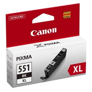 Original Canon CLI-551BKXL Black High Capacity Ink Cartridge (6443B001)