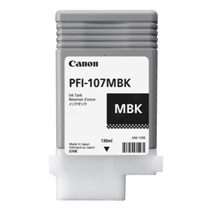 Original Canon PFI-107MBK Matt Black Ink Cartridge (6704B001AA)
