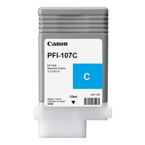 Original Canon PFI-107C Cyan Ink Cartridge (6706B001AA)