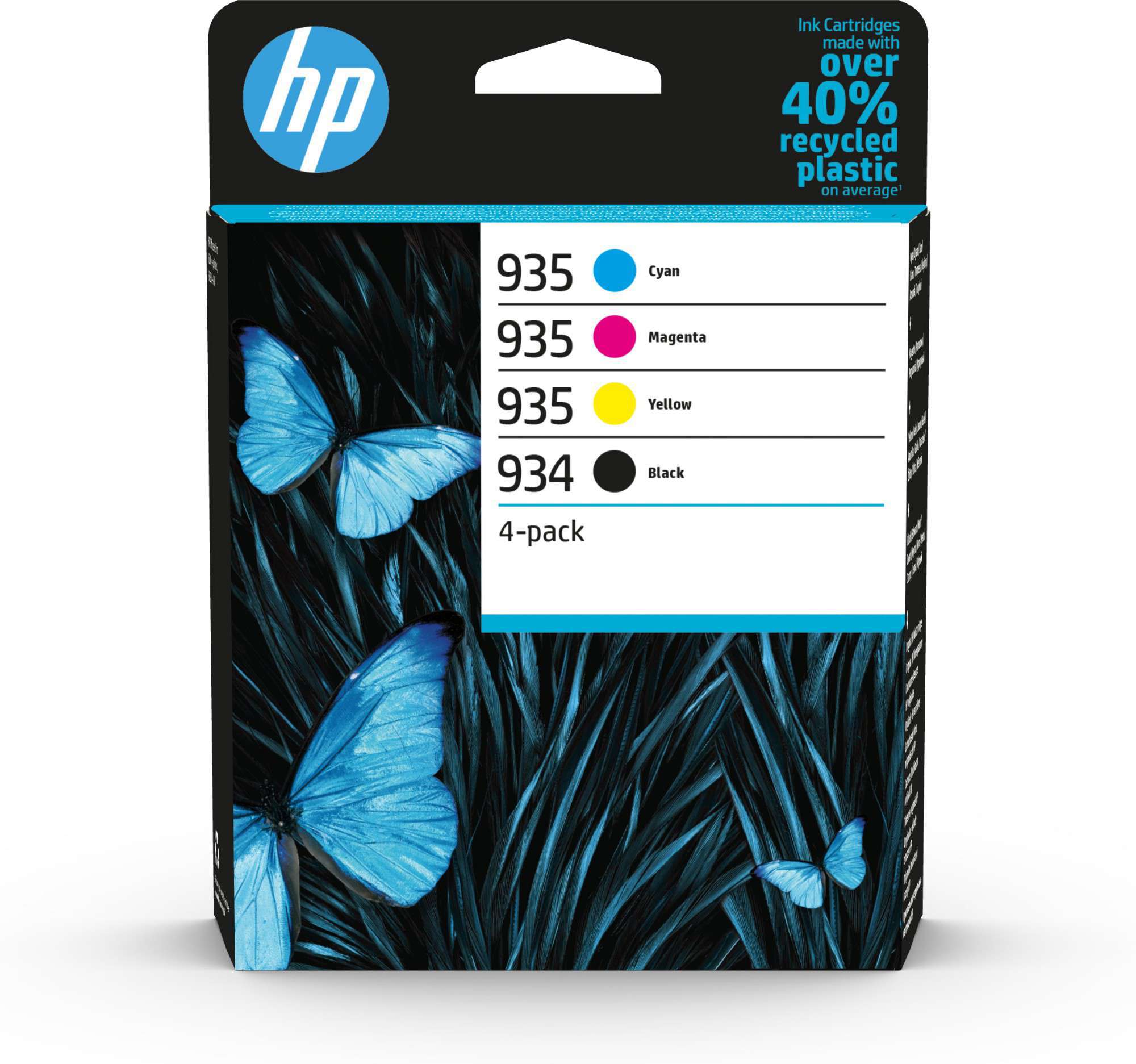 HP Original 934/935 Combo Pack Of 4 Ink Cartridges (Black/Cyan/Magenta/Yellow)