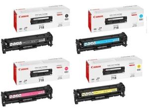 Canon Original 718 Toner Cartridge Multipack (Black/Cyan/Magenta/Yellow)