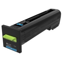 Original Lexmark 72K20C0 Cyan Toner Cartridge