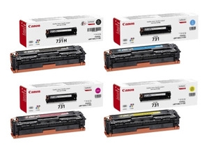 Original Canon 731 Toner Cartridge Multipack (Black/Cyan/Magenta/Yellow)
